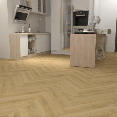 Hydrostone Ambient Oak Plank & Herringbone Style