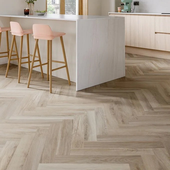 Camaro LVT Waterside Oak Herringbone £42 Per Meter = £62.16 Per Pack