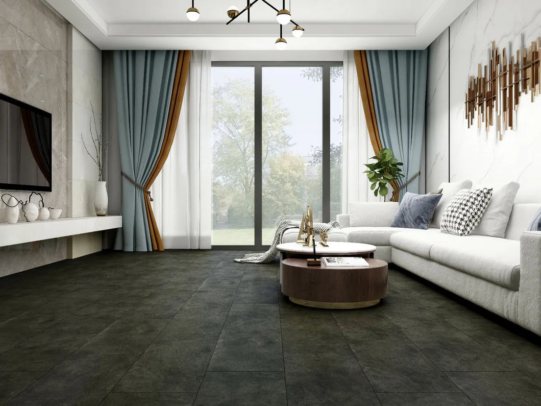 Allora Lvt Tile Midnight £30 Per Meter = £54 Per Pack