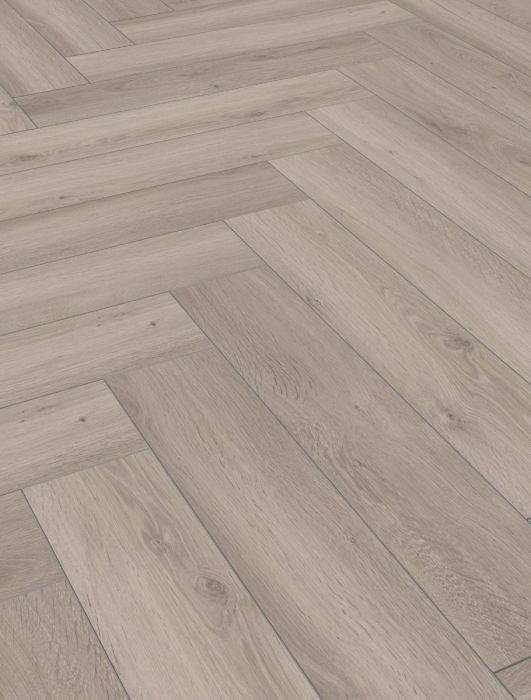 Silver Oak Herringbone Laminate £25 Per Meter = £31 Per Pack