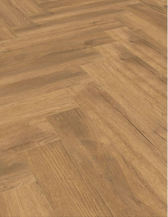 Heraldic Oak Herringbone Laminate £25 Per Meter = £31 Per Pack